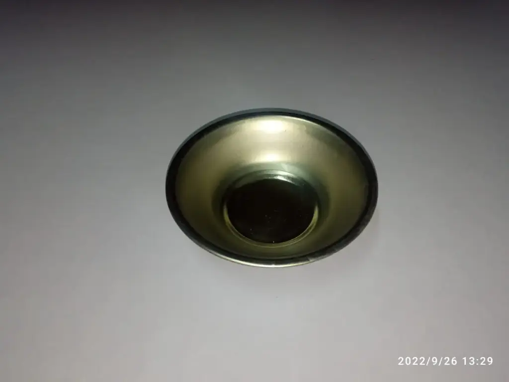 طبق مبخرة أصفر  صاج 7 سم 